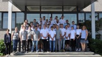 30 naujų mokinių ir trys FOS praktikantai Schaeffler mieste Homburge